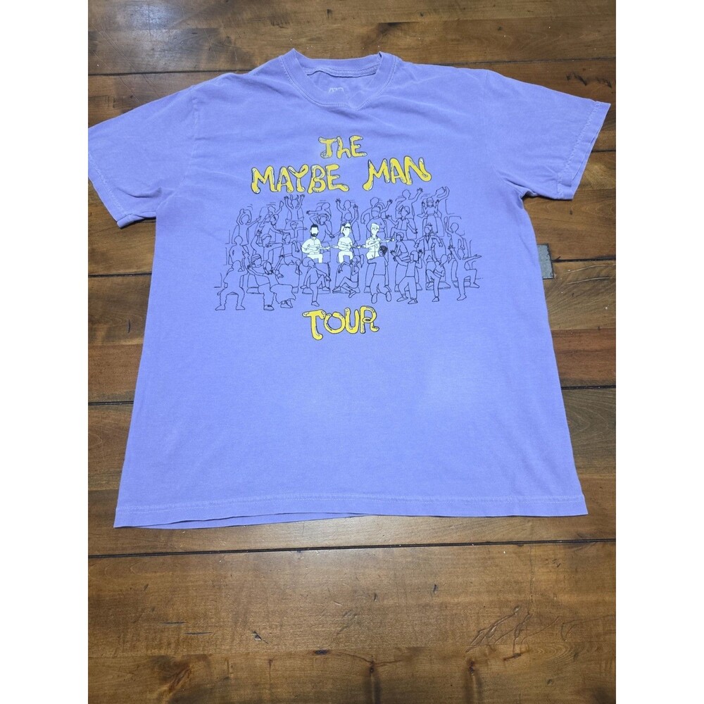 AJR Shirt Mens M The Maybe Man Tour 2024 Concert Tee Lavender Back Dates Pop